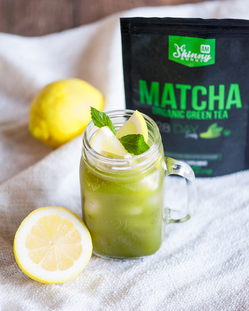 Iced Lemon Mint Matcha Tea Recipe